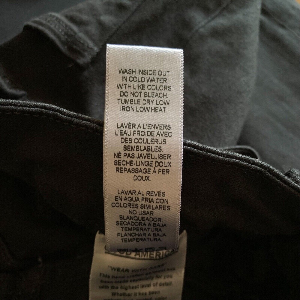FINAL Good American Good Legs Black Skinny Jeans 6 28 High Rise - Picture 7 of 8